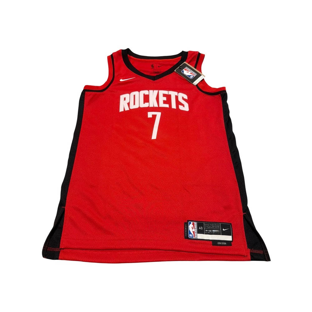Nike NBA Houston Rockets Kevin Durant 7 Icon Edition Red Jersey DN2006-673 S